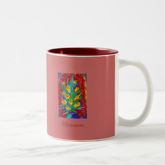Blüten-Tasse Zweifarbige Tasse