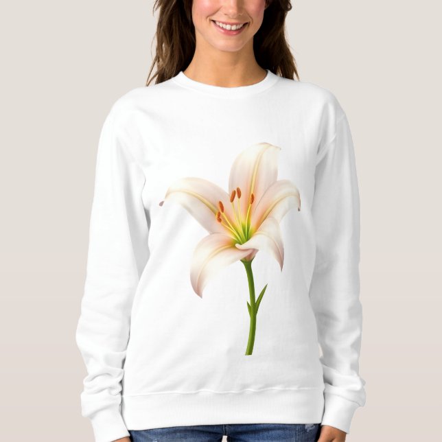 Blüten und Blüten Sweatshirt (Vorderseite)