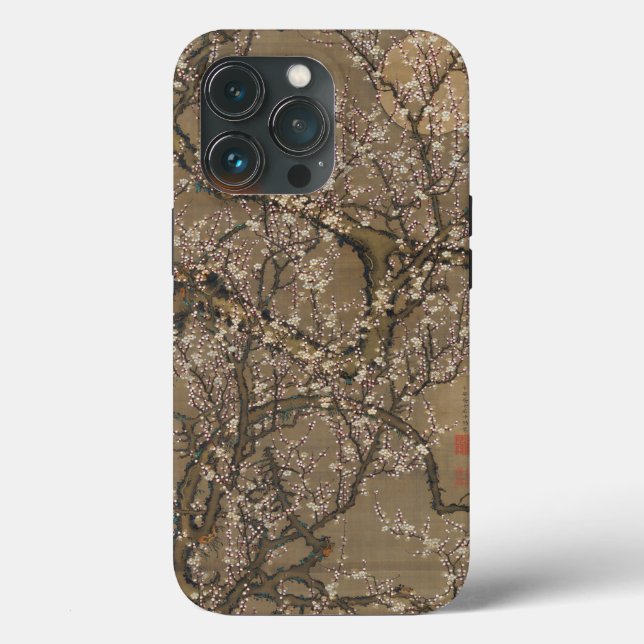 Blüten und Mond von Ito Jakuchu Case-Mate iPhone Hülle (Rückseite)