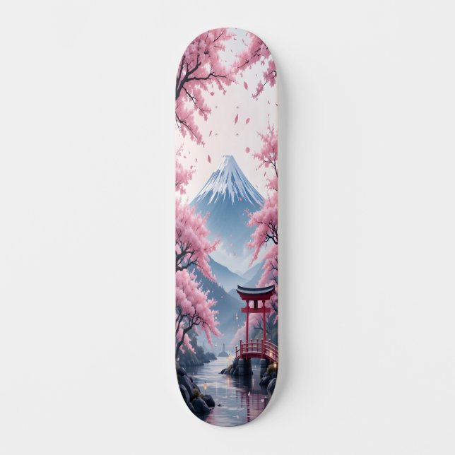 Blüten und Spitzen Ausgabe 3 Skateboard (Vorderseite)