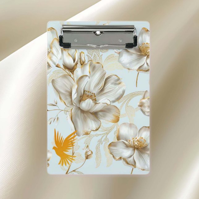 Blüten und Tauben Mini Klemmbrett (Von Creator hochgeladen)