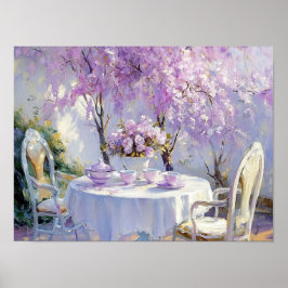 Blüten und Tee Poster