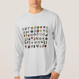 Blüten und Vögel T-Shirt