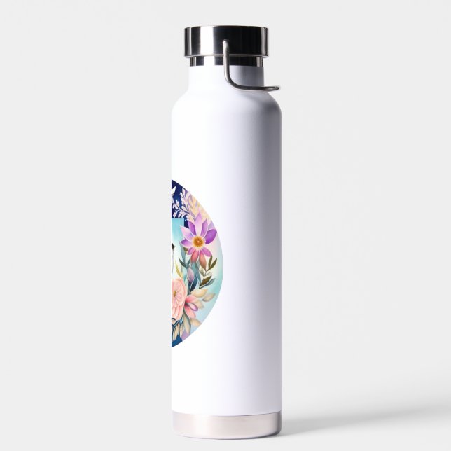 Blüten & Vögel  Trinkflasche (Links)