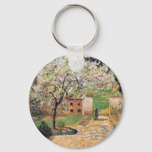 Blütenbaum, Eragny Camille Pissarro Schlüsselanhänger