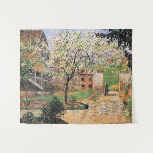 Blütenbaum, Eragny Camille Pissarro Wandteppich