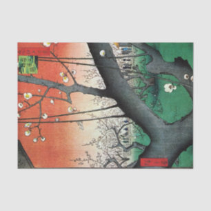 Blütenbaum, Hiroshige Seidenpapier