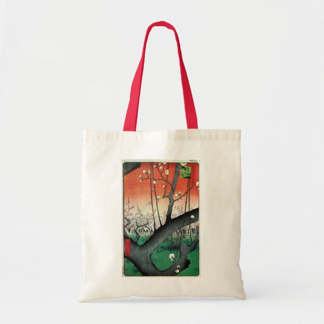 Blütenbaum, Hiroshige Tragetasche (Vorne)