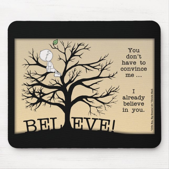 Blütenbaum Mousepad (Vorne)