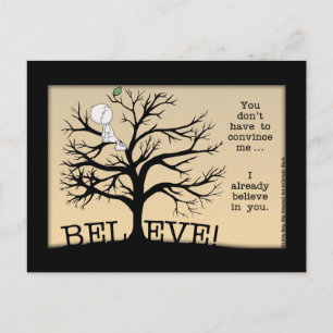 Blütenbaum Postkarte