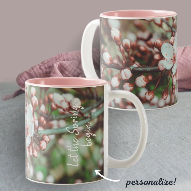 Blütenbaum Zweifarbige Tasse (Von Creator hochgeladen)