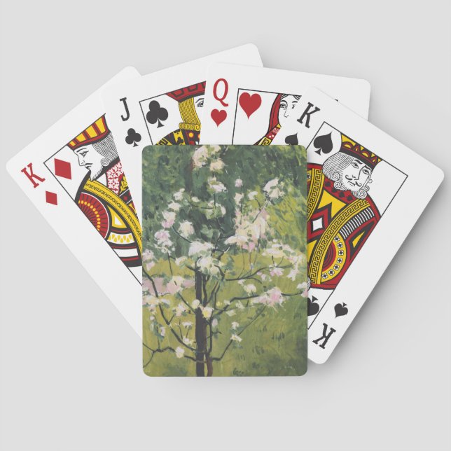Blütenbäume | Kolo Moser Spielkarten (Rückseite)
