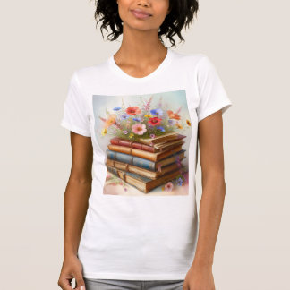 Blütenbibliothek Träume – Wildblumen wachsen T-Shirt