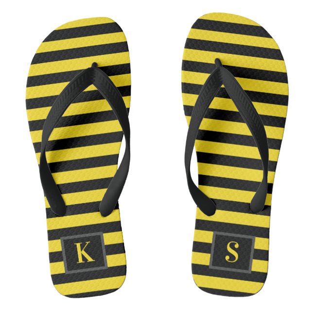 Blütenbiene Flip Flops (Fußbett)