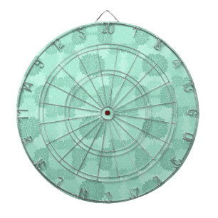 Blütenblätter in Minze Dartscheibe