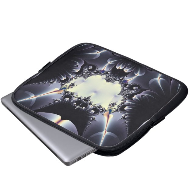 Blütenblätter Laptopschutzhülle (Vorne Knopf)