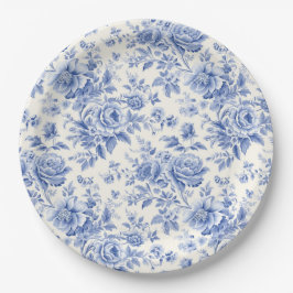Blütenblau Pappteller