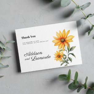 Blütenblume botanischer Sommer Danke Einladung