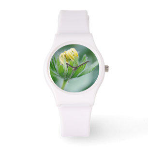 Blütenblume der Kegelblume Armbanduhr