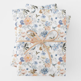 Blütenblume Geschenkpapier Set
