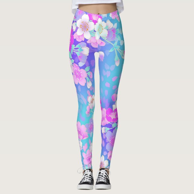 Blütenblume Leggings (Vorderseite)