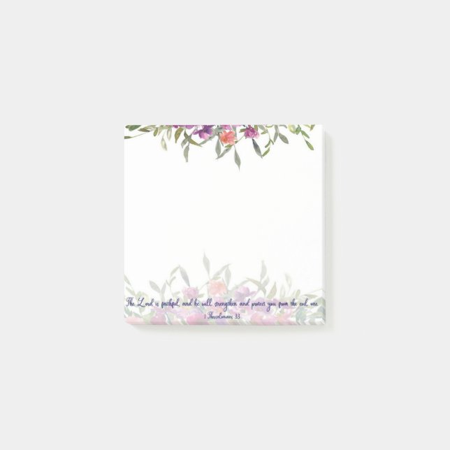 Blütenblüte Post-it Klebezettel (Vorderseite)