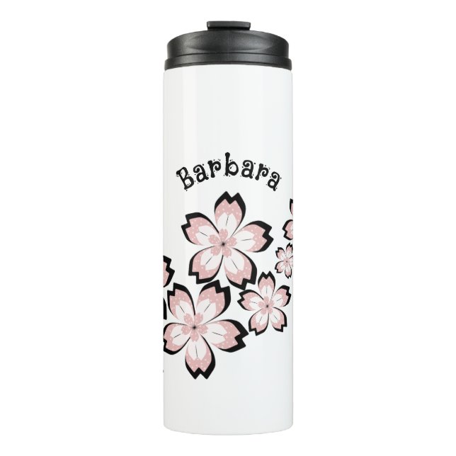 Blütenblüte Thermosbecher (Vorderseite)