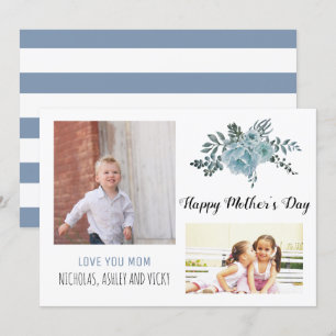 Blütenblüten Muttertag Blumengebirge Foto Karte