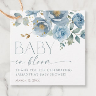 Blütenblütenbaby in blühender Rose Geschenkanhänger