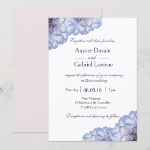 Blütenblütenblume Blume Hochzeit Einladung