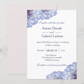 Blütenblütenblume Blume Hochzeit Einladung