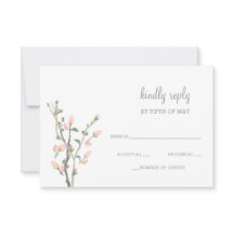 Blütenblütenblütenblüte Hochzeit rsvp