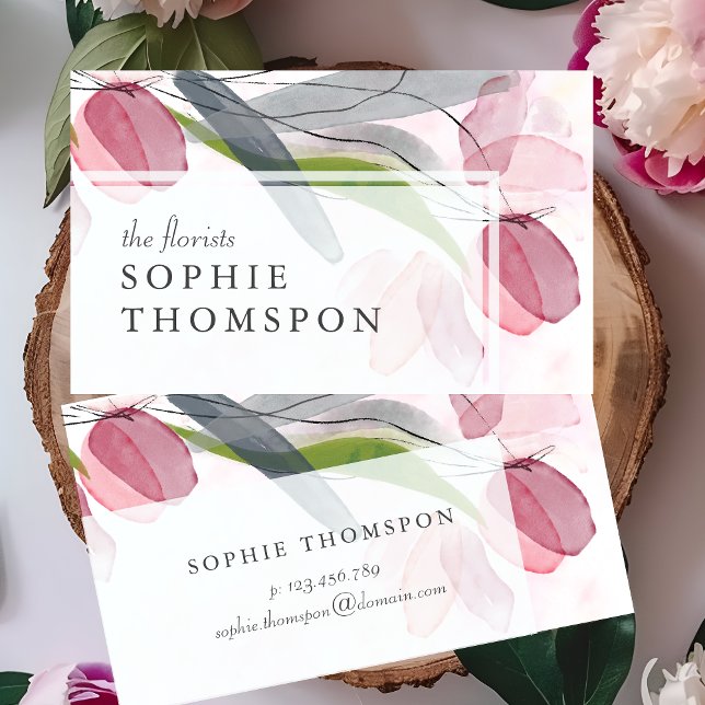 Blütenbraun Visitenkarte (Von Creator hochgeladen)