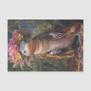 Blutende Axolotl Seidenpapier