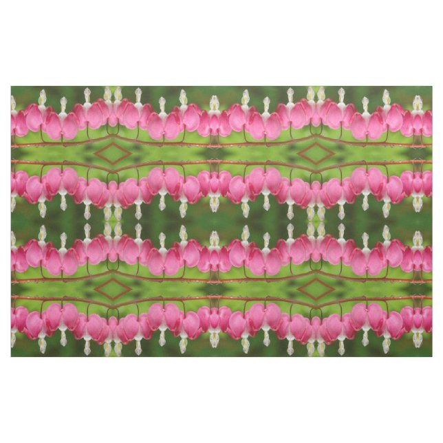 Blutende Herzen im Regen-Gewebe Stoff (Yard (91,4 cm))