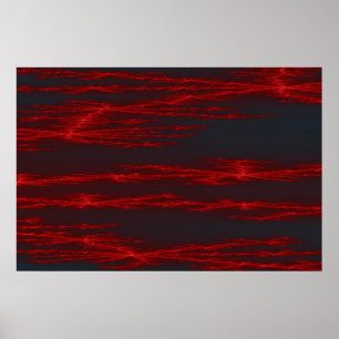 Blutender Druck Poster