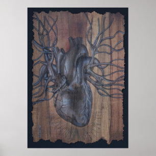 Blutendes Herz Poster