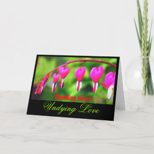 ☼✿Blutendes-Herz-unsterbliche-Liebe-Grußkarte✿☼ Karte