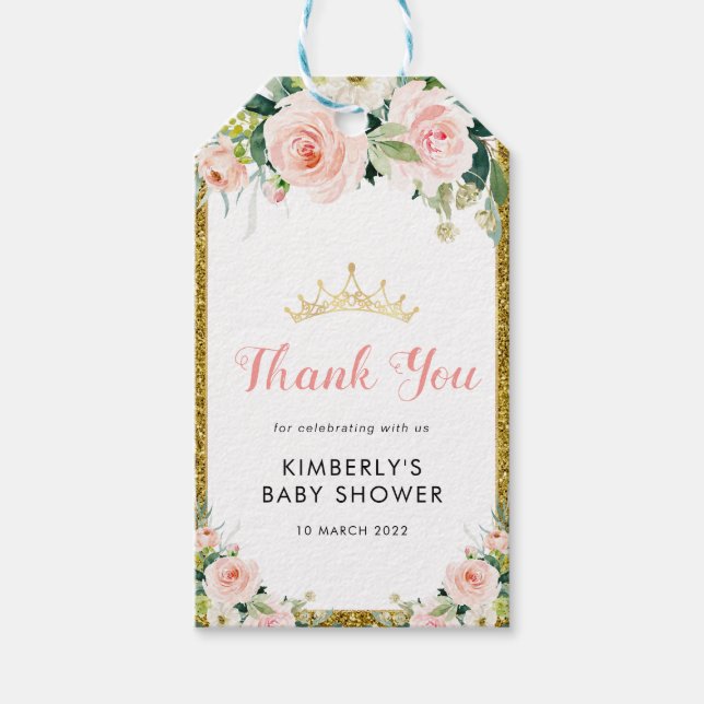 Blütenduschanhänger Geschenkanhänger (Vorderseite)