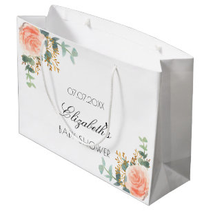 Blütendusche Rose Eukalyptus Große Geschenktüte