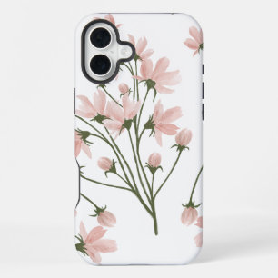 Blütenelegantes Blumenmuster iPhone 16 Plus Hülle