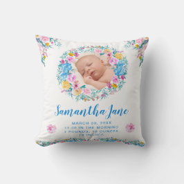 Blütenfarbe & Blumen Foto Kissen