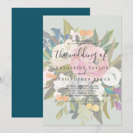Blütenfarbe | Die Hochzeit von Einladung