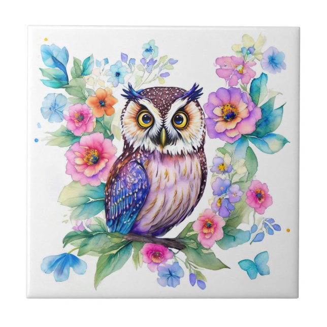 Blütenfarbe Fliese (Vorderseite)