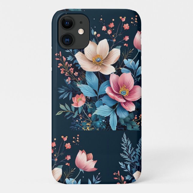 Blütenfarben Case-Mate iPhone Hülle (Rückseite)