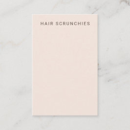 Blütenfarbene Hair Clip-Display-Karte Visitenkarte