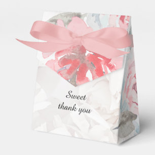 Blütenfarbene Wildblume Rose Hochzeit Geschenkschachtel