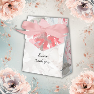 Blütenfarbene Wildblume Rose Hochzeit Geschenkschachtel