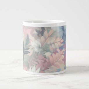 Blütenfeder/Tropenfeder/Osterpaste Jumbo-Tasse