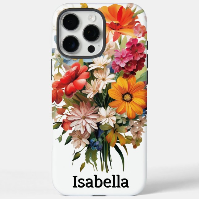 Blütenfrischer mit Federbrise iPhone 16 Pro Max Hülle (Rückseite)